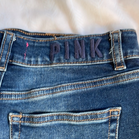 PINK VICTORIA’S SECRET jean shorts - Picture 3 of 4